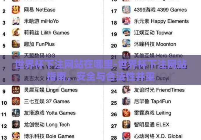 世界杯下注网站在哪里-世界杯下注网站指南,安全与合法性并重 世界杯下注网站在哪里-世界杯下注网站指南,安全与合法性并重