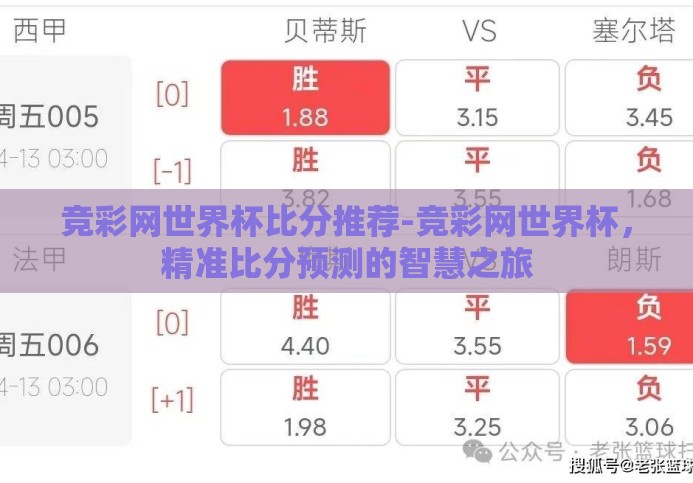 竞彩网世界杯比分推荐-竞彩网世界杯，精准比分预测的智慧之旅