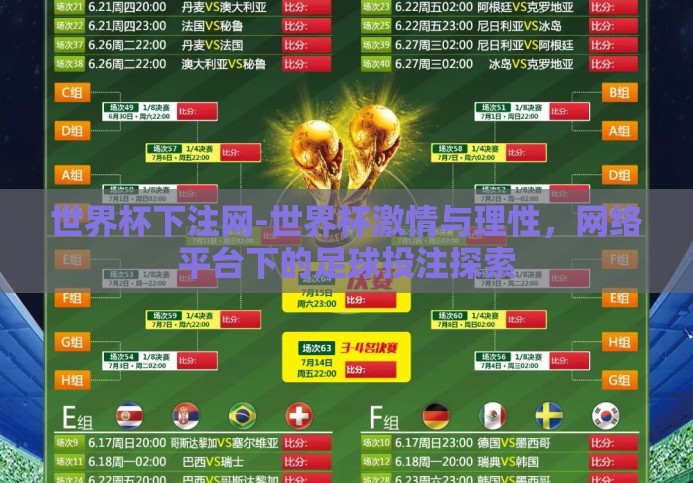 世界杯下注网-世界杯激情与理性,网络平台下的足球投注探索 世界杯下注网-世界杯激情与理性,网络平台下的足球投注探索