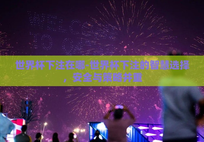 世界杯下注在哪-世界杯下注的智慧选择,安全与策略并重 世界杯下注在哪-世界杯下注的智慧选择,安全与策略并重
