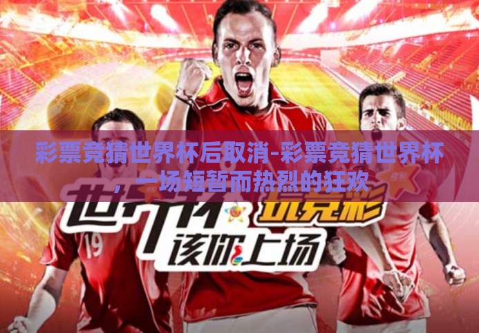 彩票竞猜世界杯后取消-彩票竞猜世界杯，一场短暂而热烈的狂欢