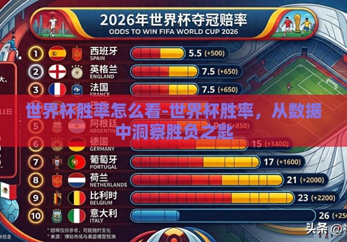 世界杯胜率怎么看-世界杯胜率，从数据中洞察胜负之匙