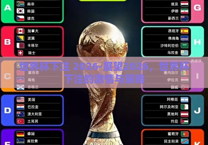 世界杯下注 2026-展望2026,世界杯下注的激情与策略 世界杯下注 2026-展望2026,世界杯下注的激情与策略