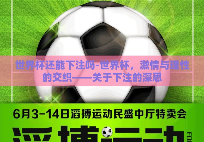 世界杯还能下注吗-世界杯,激情与理性的交织——关于下注的深思 世界杯还能下注吗-世界杯,激情与理性的交织——关于下注的深思