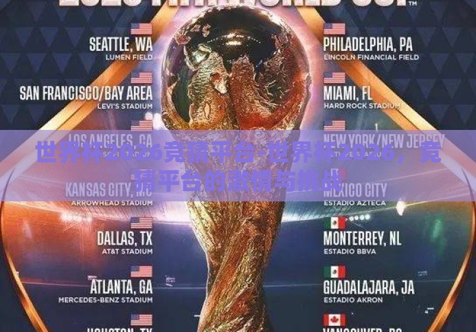 世界杯2026竞猜平台-世界杯2026，竞猜平台的激情与挑战