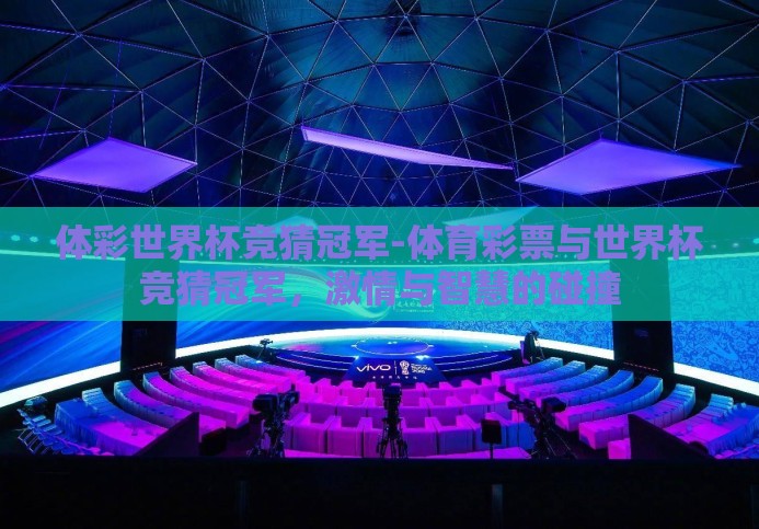 体彩世界杯竞猜冠军-体育彩票与世界杯竞猜冠军，激情与智慧的碰撞